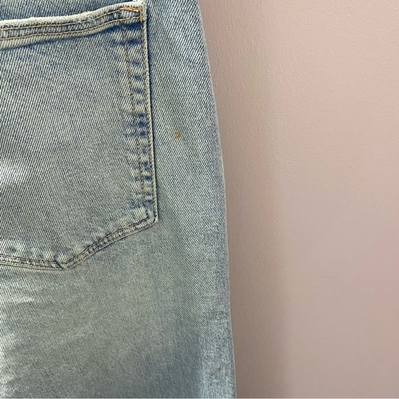 NEW ZARA STRAPLESS DENIM JUMPSUIT SIZE LARGE EDGY JEANS STREETWEAR ROMPER - Picture 7 of 7